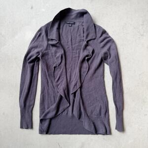 Banana Republic Women's Wool Cashmere Blend Open Front Cardigan Sweater Medium